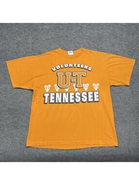 Vintage 90s University Of Tennessee Volunteers Double Sided T-Shirt XL RARE MENS